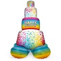 Globo Pastel Rainbow con Soporte 72 cm