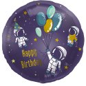 Globo Astronauta Happy Birthday 45 cm