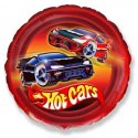 Globo Hot Cars Redondo 45 cm