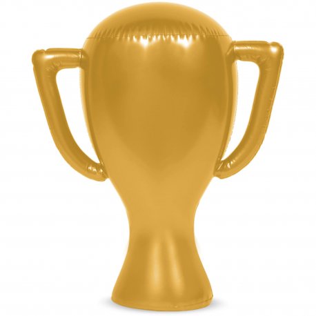 Trofeo Hinchable Dorado 45 cm
