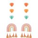 Decoraciones Colgantes Boho Rainbow