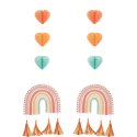 Decoraciones Colgantes Boho Rainbow