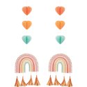 Decoraciones Colgantes Boho Rainbow