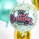 Globo Happy Birthday Retro 45 cm