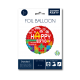 Globo Videojuegos Happy Birthday 45 cm