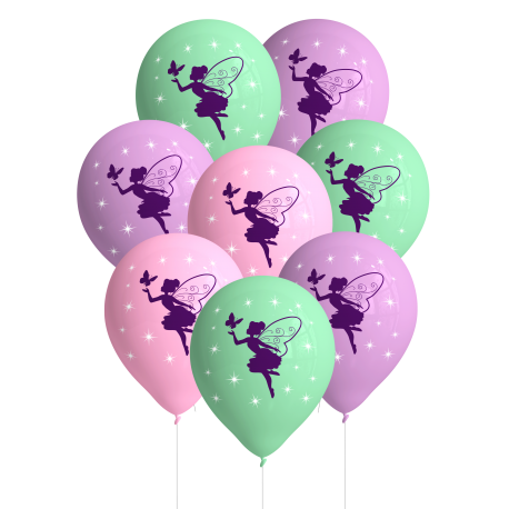 GLOBOS LATEX Floral Fairy Sparkle