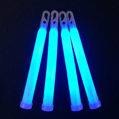 25 Colgantes Luminosos 15 cm Azules