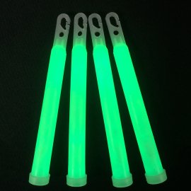 25 Colgantes Luminosos 15 cm Verdes
