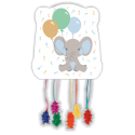 PIÑATA BASIC BLUE ELEPHANT 28 x 33 cm