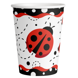 8 Vasos 0,266 L. Ladybug Fancy