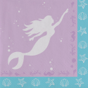 20 SERVILLETAS MERMAID 33 CM