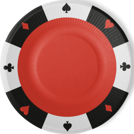 8 Platos Casino 23 cm