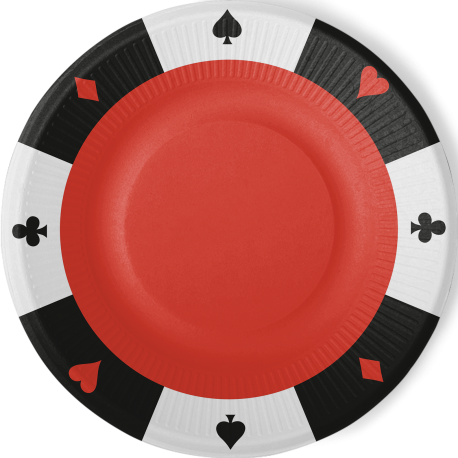 8 Platos Casino 23 cm