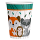 8 Vasos WILD ONE WOODLAND