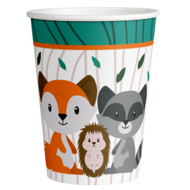 8 Vasos WILD ONE WOODLAND