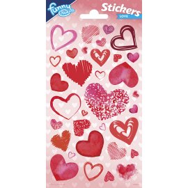 Pegatinas 102 x 200 mm Brillantes Valentines Day