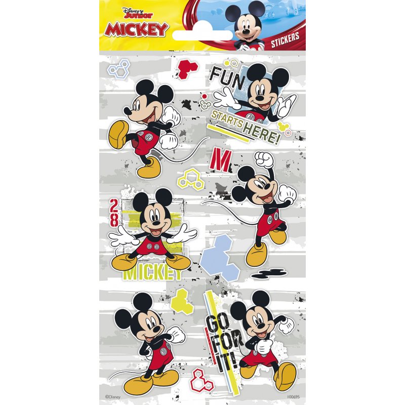 Pegatinas 102 x 200 mm Brillantes Mickey Mouse - Conver Party