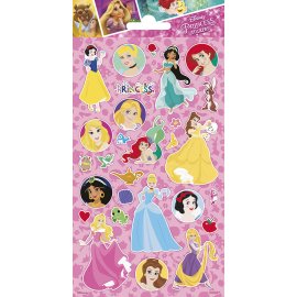 Pegatinas 102 x 200 mm Brillantes Princesas Disney