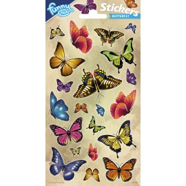 Pegatinas 102 x 200 mm Brillantes Butterfly