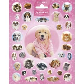 Pegatinas 156 x 200 mm Dogs Cuties Puppies