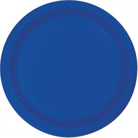 8 Platos 23 cm Azul Cobalto