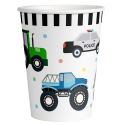 8 Vasos TRAFFIC PARTY 250 ml
