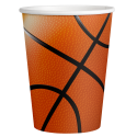 8 VASOS 250 ML SPORTS FANATIC BASKETBALL