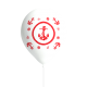 8 Globos Anchor Nautic Látex 27 cm