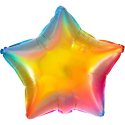 Globo Estrella Rainbow Foil 48 cm