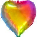 Globo Corazón Rainbow Foil 48 cm