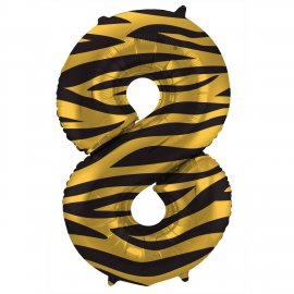 Globo Número 8 Tigre 86 cm