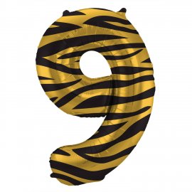 Globo Número 9 Tigre 86 cm