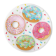 8 Platos 18 cm Surtidos Donut Time