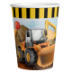 8 Vasos de Papel BIG DIG CONSTRUCCION 250 ml