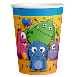 8 Vasos 236 ml FUN MONSTERS