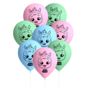 8 Globos Bebés Llorones