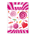 6 BOLSAS 23 x 16 CANDY PARTY