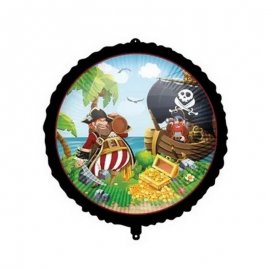 GLOBO FOIL 46 CM ISLAND PIRATES