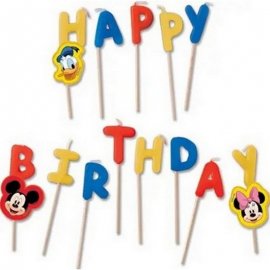 VELAS HAPPY BIRTHDAY MICKEY