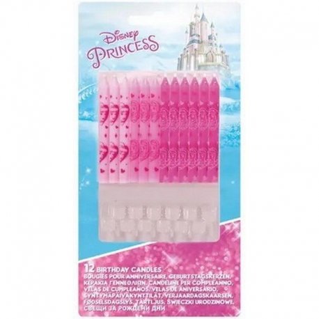 12 VELAS PRINCESAS DISNEY