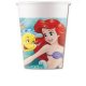 8 VASOS DE PAPEL SIRENITA ARIEL