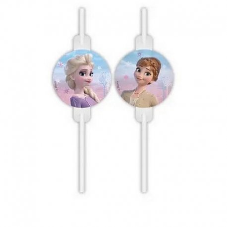 4 PAJITAS DE PAPEL FROZEN SPIRIT