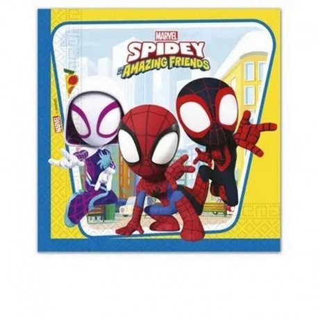 20 SERVILLETAS 33 CM SPIDEY