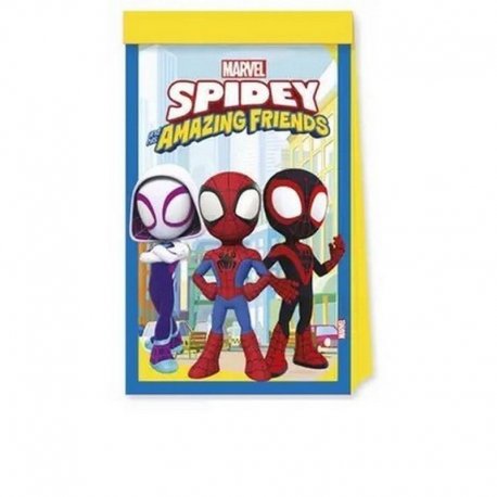 4 BOLSAS DE PAPEL SPIDEY