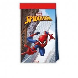 4 BOLSAS DE PAPEL SPIDERMAN