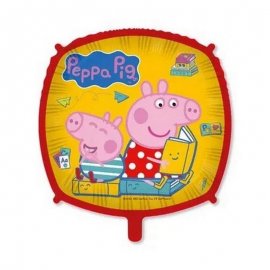 GLOBO FOIL 46 CM CUADRADO PEPPA PIG