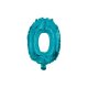 GLOBO NUMERO 0 DE 32 CM BLUE