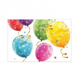 MANTEL 120 x 180 cm Sparkling Balloons