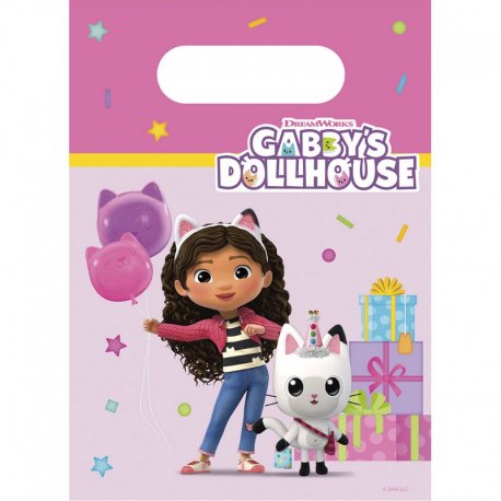 4 BOLSAS PAPEL GABBYS DOLLHOUSE