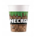 8 VASOS DE PAPEL MINECRAFT